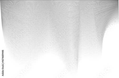 Abstract flowing lines form organic wave patterns with smooth undulations and varying opacity gradients.