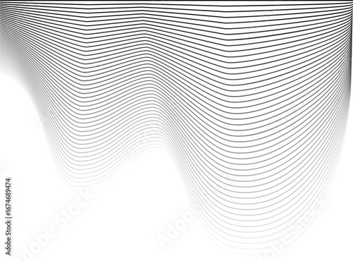 Flowing curved lines mimic rippled silk waves with soft transitions in opacity and motion.