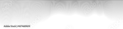 A layered arrangement of flowing lines creates a topographic-like contour with smooth gradients and organic motion.