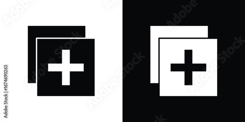 Add apps icon. filled flat sign for mobile concept and web