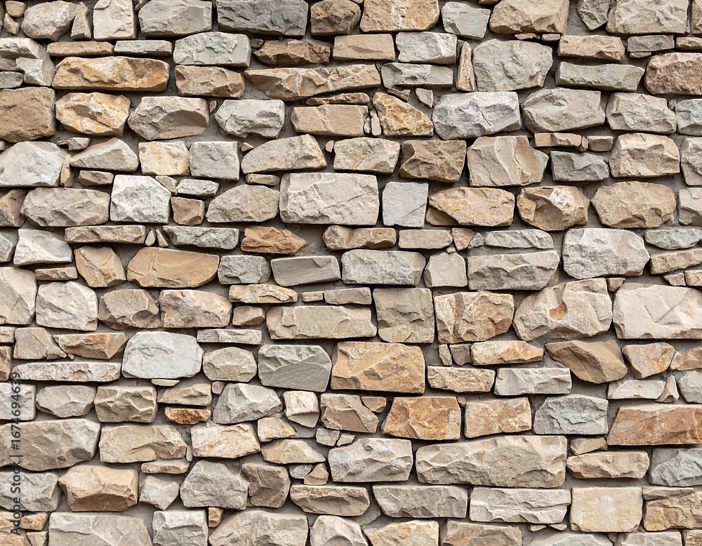 Fototapeta premium Close-up view of a stone wall (4)