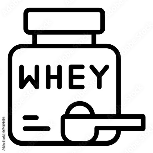 whey icon line