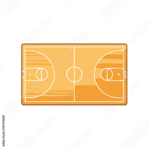 Basketball Court Illustration Sporting Venue Team Sport Recreation Game Field