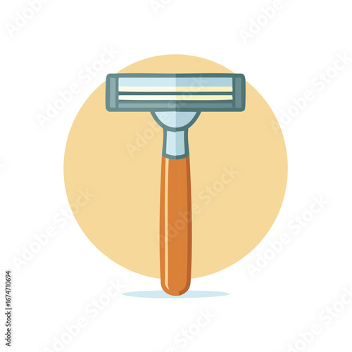 Modern Manual Shaving Razor Blade Tool for Personal Hygiene and Grooming Bathroom Accessory