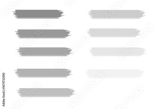 set of color banner