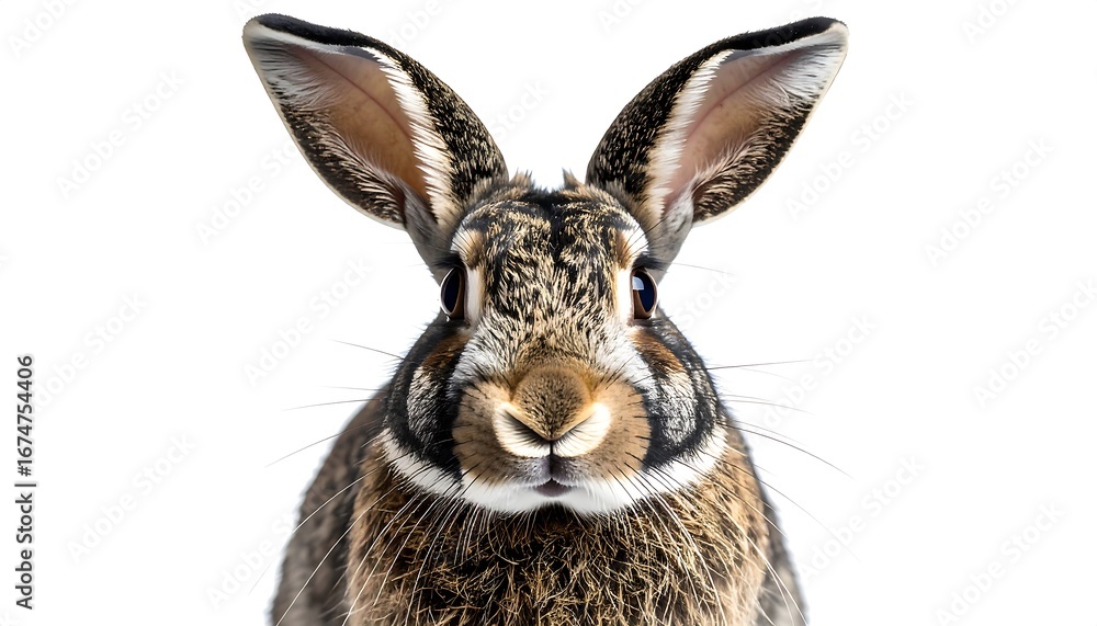 Fototapeta premium Close-up portrait of a hare