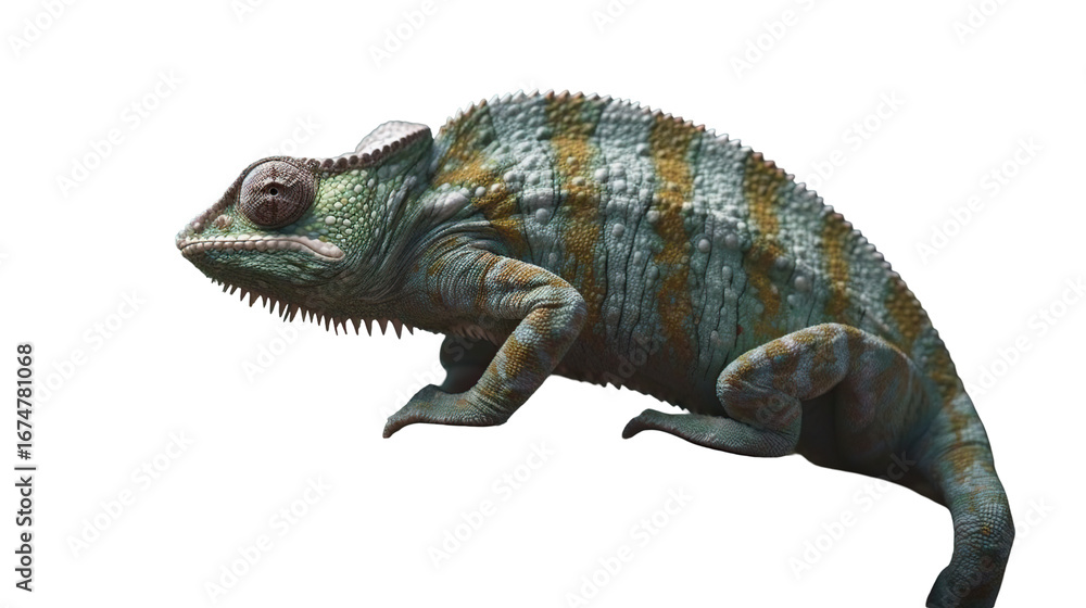 Obraz premium Close-up of a vibrant chameleon (2)