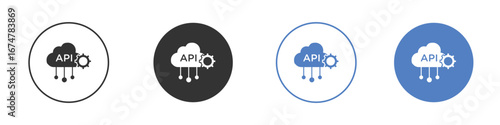 API icon vector Logo Design Template