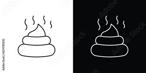 Thunder bolt icon symbols. Simple pictograms for web sites and mobile app