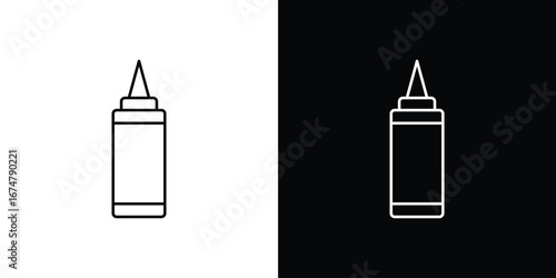 Sauce icon symbols. Simple pictograms for web sites and mobile app