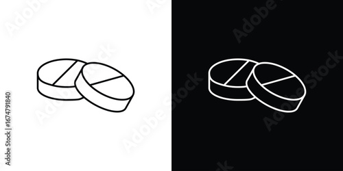 Medicine icon symbols. Simple pictograms for web sites and mobile app
