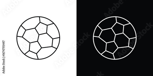 Football icon symbols. Simple pictograms for web sites and mobile app
