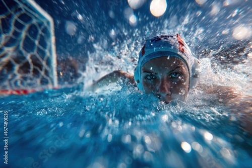 Water polo player in action (1)
