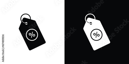 Tags icon collection flat style - stock vector.