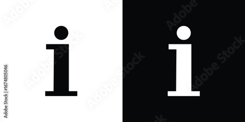 Info icon collection flat style - stock vector.