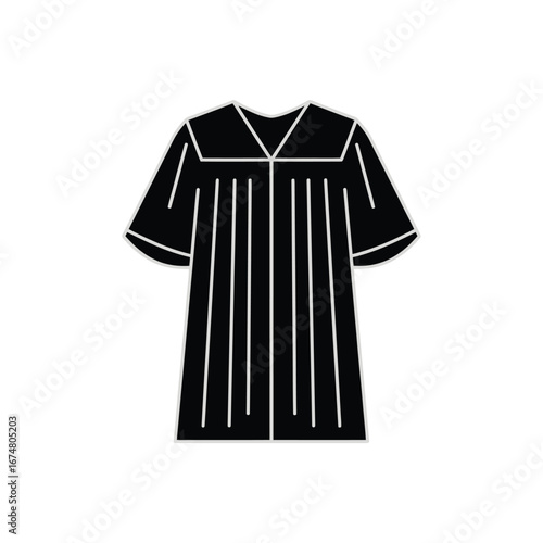 Black Clerical or Academic Robe.