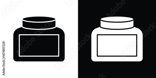 Cream icon collection flat style - stock vector.