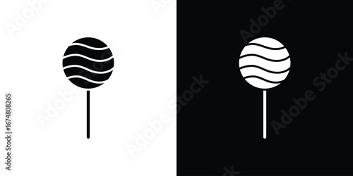 Candy icon collection flat style - stock vector.