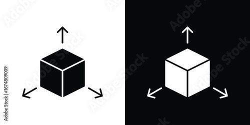 Bim icon collection flat style - stock vector.