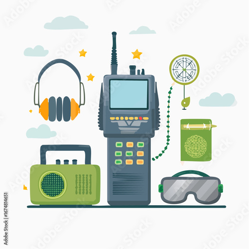 Tactical Military Radio Communication Device - AI Generated