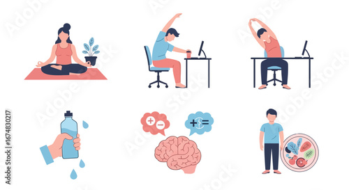 Embracing a Holistic Lifestyle Essential Daily Practices for Enhanced Physical and Mental Well-being at Home and Work