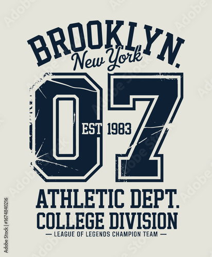 Classic sports goods design styled for a college department, emphasizing athletic pride with elements reflecting gaming culture and educational institutions.