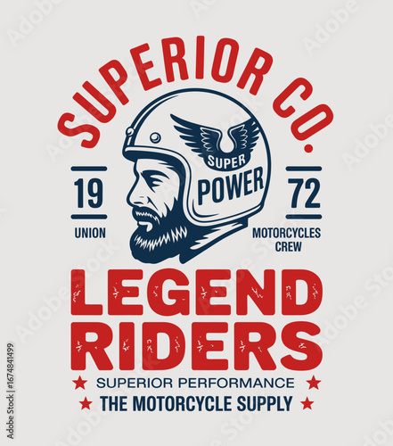 This graphic represents a modern motorcycle logo that emphasizes both union and style, appealing to those who value freedom and community among motorcycle enthusiasts.