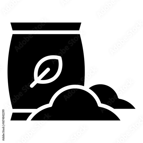 Compost Glyph Icon