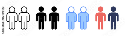 Humanity Icon Set Multiple Style Collection