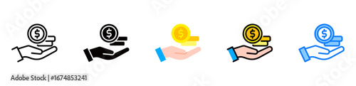 Fee icon multiple style 