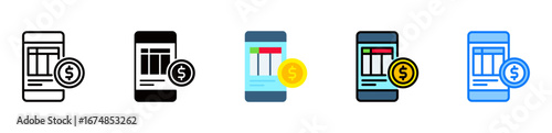 Balance icon multiple style 