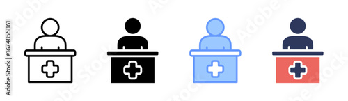 Administrator Icon Set Multiple Style Collection