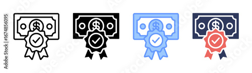 Qualified Icon Set Multiple Style Collection