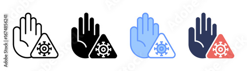 Preventive Icon Set Multiple Style Collection