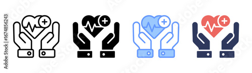 Healthcare Icon Set Multiple Style Collection