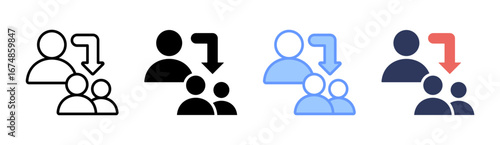 Parenting Skills Icon Set Multiple Style Collection