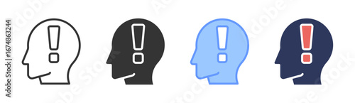 Threat Awareness Icon Set Multiple Style Collection