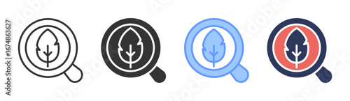 Environmental Security Icon Set Multiple Style Collection