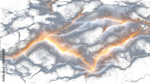 Transparent background with magical swirl and particle trail