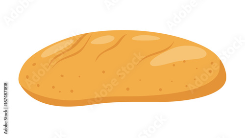 Baked bread loaf food bakery