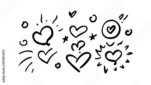 Comic Explosion Heart Symbol love