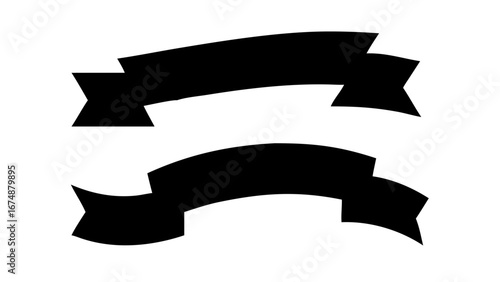 Minimalist black silhouette of a dog animal