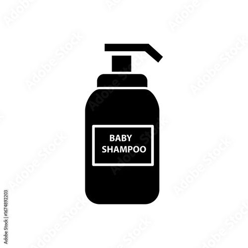 Baby shampoo icon simple vector simple flat trendy style illustration for web and app..eps