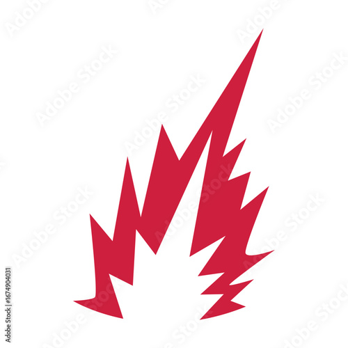 outer space concept with meteorite logo, space rock as asteroid simple silhouette vintage symbol illustration brand or business product and design template