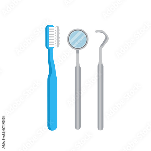 toothbrush isolated on white background