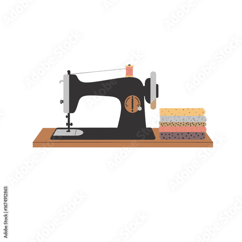 vintage sewing machine