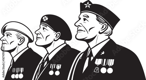 group-of-veterans-wearing-medals-and-uniforms-vect_traced