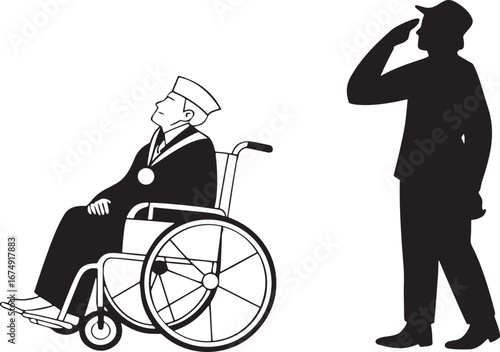 veteran-in-wheelchair-being-honored-vector-set--wh (1)_traced