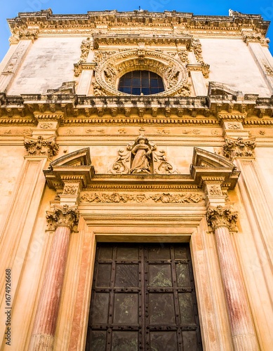 Ornate church facade