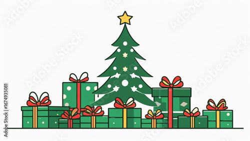 Cosiness living room Christmas interior horizontal banner. Comfortable domestic Xmas eve decor